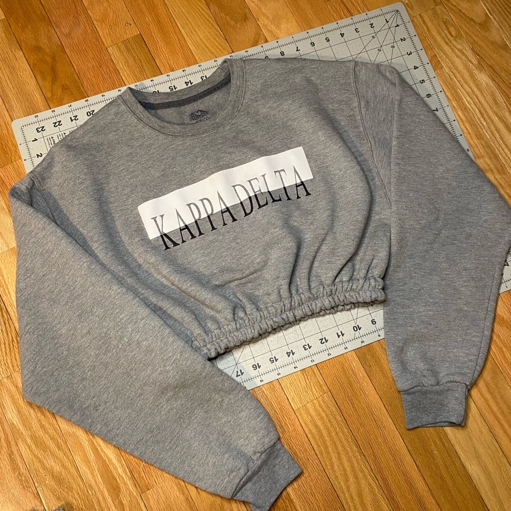 Kappa Delta Cropped Sweatshirt